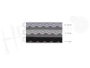Puntilla lisa nylon 7197