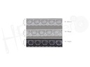 Puntilla lisa nylon 7211