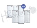Pañuelo cro.saten blanco alg. pack 6 unid
