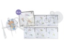 Pañuelo señora saten fondo blanco alg. 202 caja 3