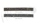 Tira termoadhesiva strass 10325