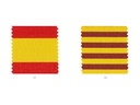 Cinta bandera metalizada 202 pieza 25 mts