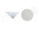 Pañuelo cuadrado blanco plumeti 