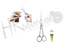 Tijera peluqueria cromada 876 Palmera