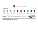 Elastico 2300 plano color Nº 8 pieza 25 M