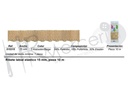 Ribete labial elastico 15mm pieza 10 m.