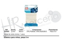 Elastico trencilla 5mm blanco 910343