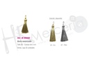 Borla metalizada 9504 ancho 3 Pack 25 ud.