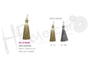 Borla metalizada 9504 ancho 5 Pack 12 ud.