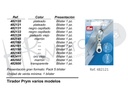 Tirador cremallera 482121 plata