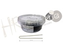 Horquilla moño rubia 62mm pack 200 pz.