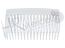 Peineta transparente grande 60038 pack 12 uds.
