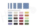 Cinta grosgrain lunares 6597 pieza 25 m