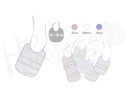 Babero rizo 20x25 punto cruz pack 2 unidades