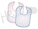 Babero estrellitas velcro BV1325