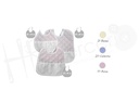 Babero 981856 acolchado lunares panama pack 3 ud.