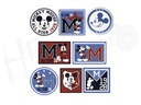 Exp termoadhesivos estampado Mickey  24 pz.