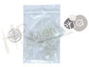 Broche presión nylon invisible 3044 pack 50 pz.