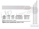 Ballena GP142411 acero plastificada 11mm 10 unid