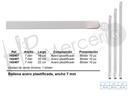 Ballena GP142407 acero plastificada 7mm 10 unid