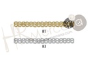 Galon espiga metal ondas 7802 ancho 15mm.