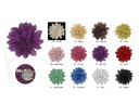 Flor tul 110mm troquelada 913104 Pack 8 ud.