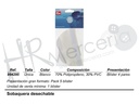 Sobaquera desechable blanca pack 4 pares