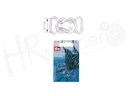 Cierre bikini plastico transp. 12mm 416152