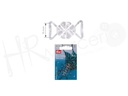 Cierre bikini plastico transp. 15mm 416151