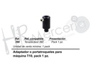Adaptador o portatroqueles para maquina T10