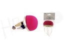 Alfiletero brazalete metalico bola terciopelo fucsia