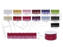 Plisado elastico organza 70027 pack 25 m.