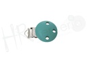 Pinza chupetero madera verde 5 pz.