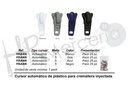 Cursor automatico inyectada 5 nylon