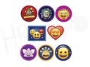 Exp termoadhesivos 6895 emoji 24 pz.