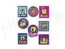 Exp termoadhesivos estampado Bob esponja  24 pz.