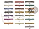 Galon 79/8 trenza hilados rayon-metal