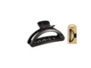 Pinza ovalada 9 cm. Negro. 6 uds.