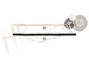 Galón trenza rayon estrecha 7857
