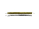 Galon tubular trenzado metal 822