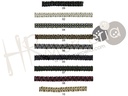 Galon ochos dobles con lurex 8271