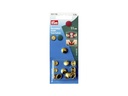 Botones revestibles 11 mm dorado 7 pz  s/herramienta