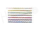Galon lurex viscosa multicolor 9403