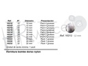 Fornitura dorso nylon 10212 Nº12 pack 4 gross