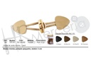 Boton trenka polipiel pequeño 111 Pack 12 ud.