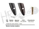 Boton trenka 40 mm madera 168