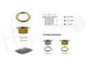 Ollados y arandelas laton talla 25