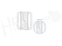 Cierre bikini plastico transp. 25mm 416160