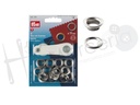 Ojetes y arandelas plata 11mm