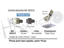 Pinza lazo zapato 10 pzas